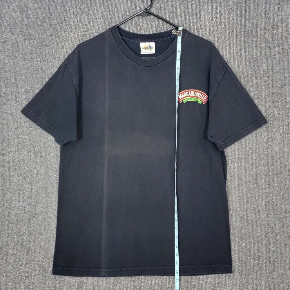 Vintage Jimmy Buffett Margaritaville T-Shirt Mens Large Black Imported Tequila - Picture 5 of 10
